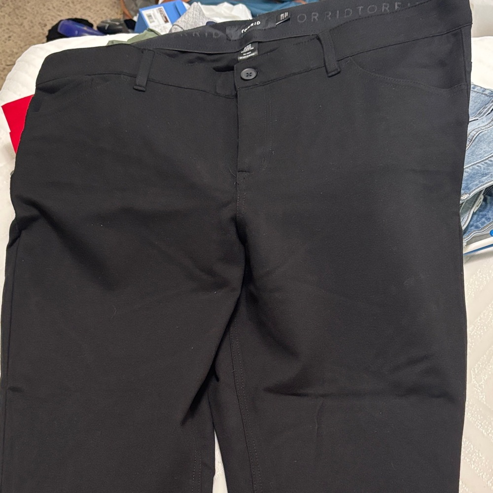 Torrid Classic Black Trousers